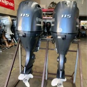 Used Yamaha 115hp Twin Outboard Motor for Sale