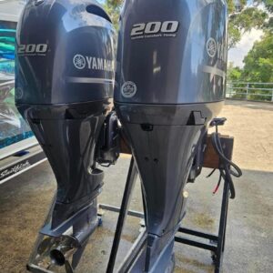 Used Yamaha 200hp Twin Outboard Motor for Sale