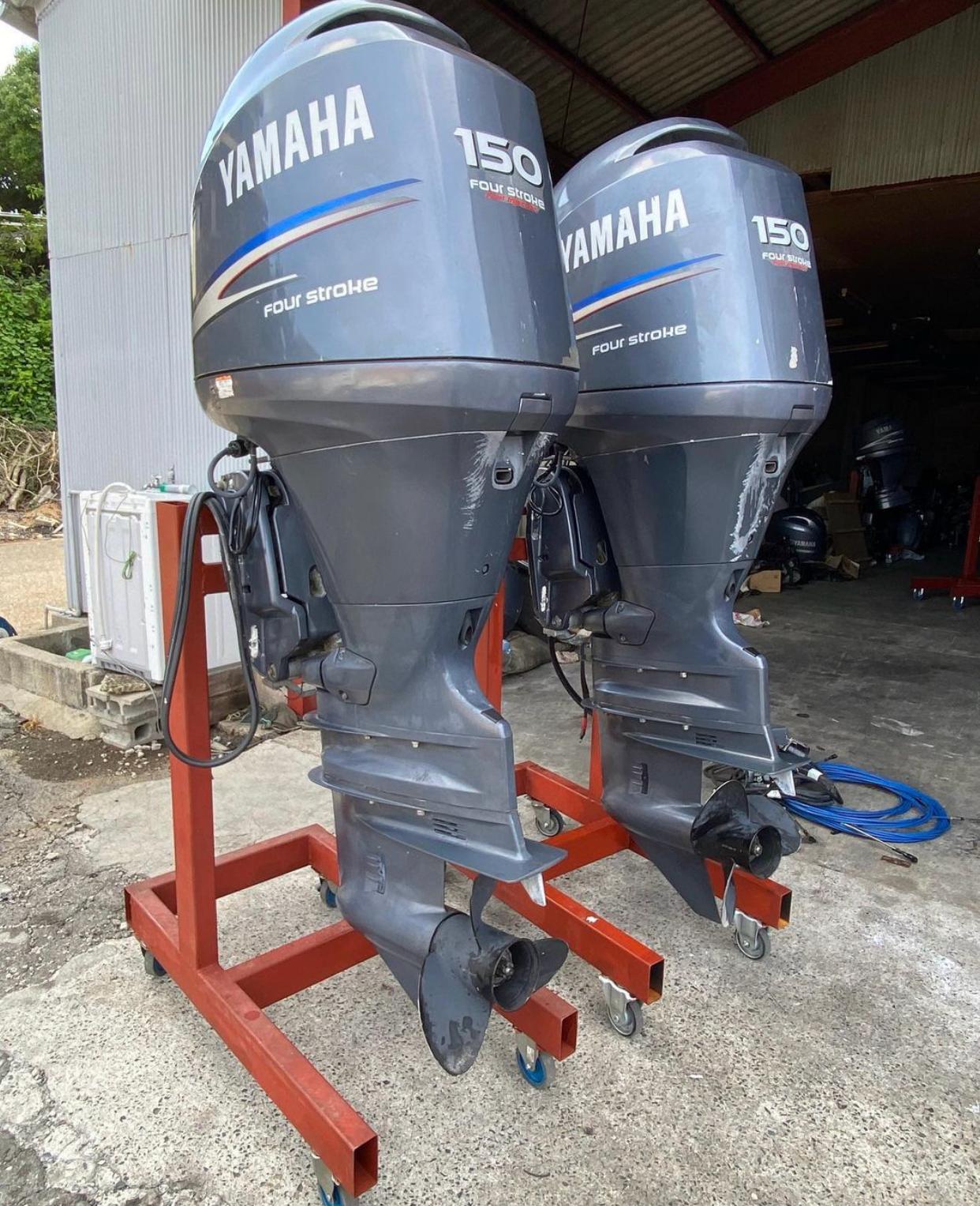 used twin yamaha 150hp outboard for sale - Reliable Used Twin Yamaha 150hp Outboard for Sale - Outboard Motor Hub Houston TX